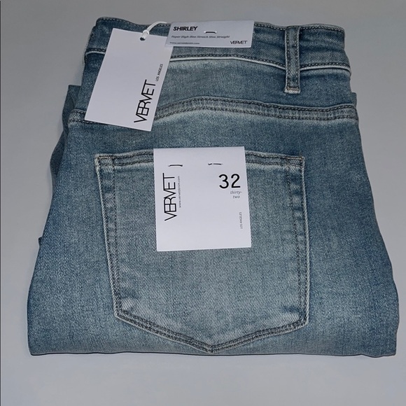 Vervet By Flying Monkey Shirley Super High Rise NWT Size 32 - Picture 3 of 16